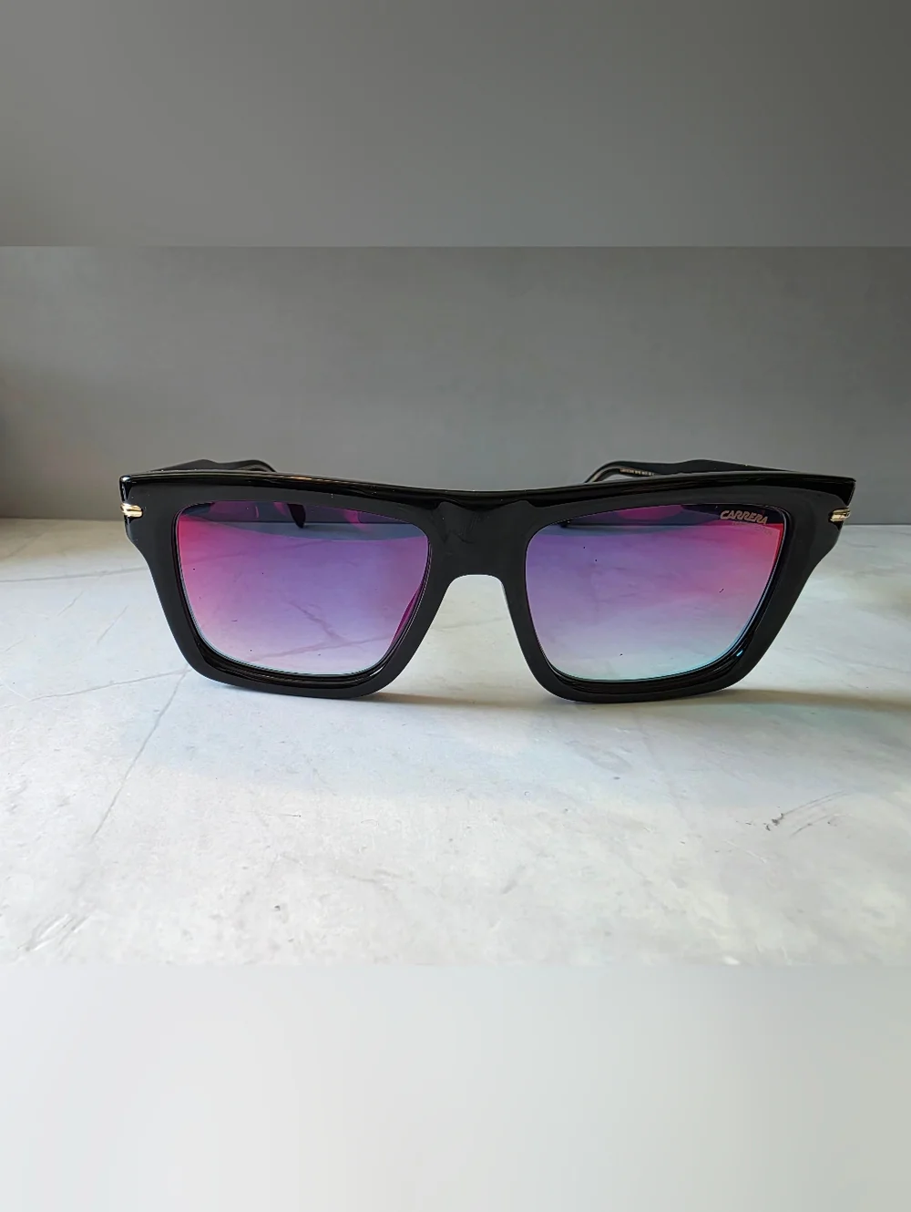 Carrera Men’s Festival Edition Black Frame Pink Gradient Sunglasses